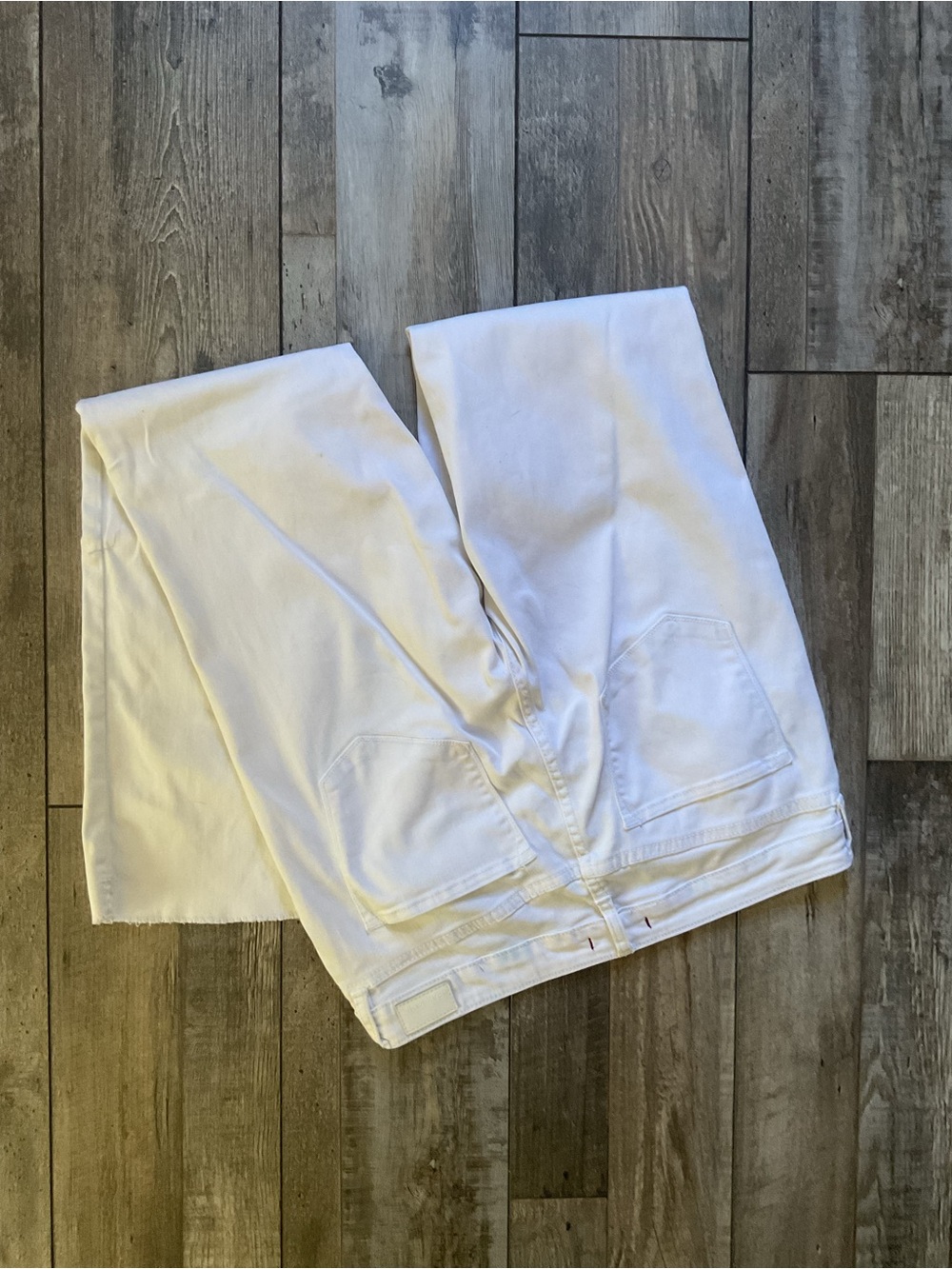 Dear John White Straight Leg Jeans